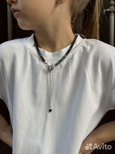 Белая базовая футболка