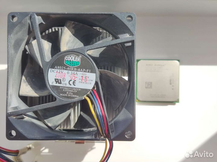 Процессор athlon 7550 и кулер cooler master