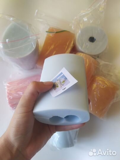 Кокос, Силиконовые формы, Пчелиный воск, Вощина