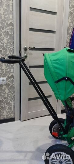 Велосипед коляска с ручкой