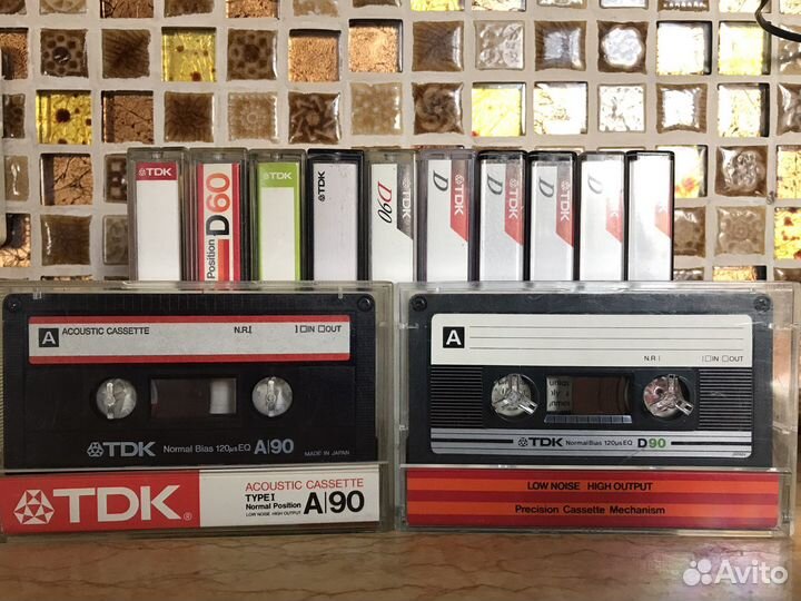 Кассеты TDK A 90, AD-X; D 90, AD 120