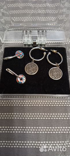 Серьги серебро