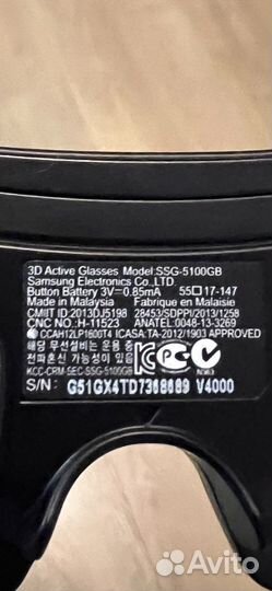 3D очки samsung ssg 5100gb 2шт