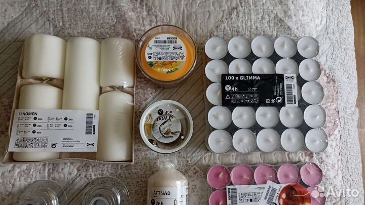 Свечи и подсвечники IKEA (Икеа)