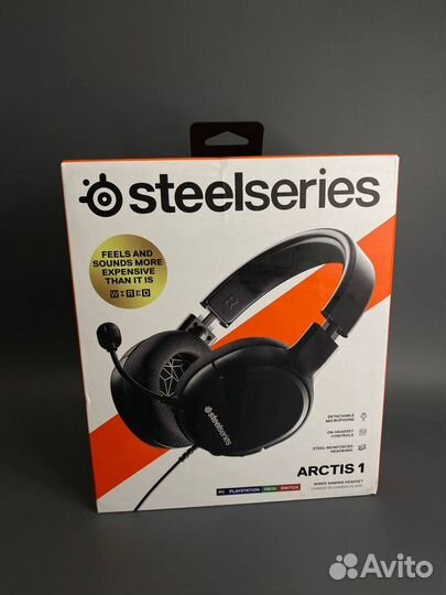 Наушники с микрофоном Steelseries Arctis 1 Black