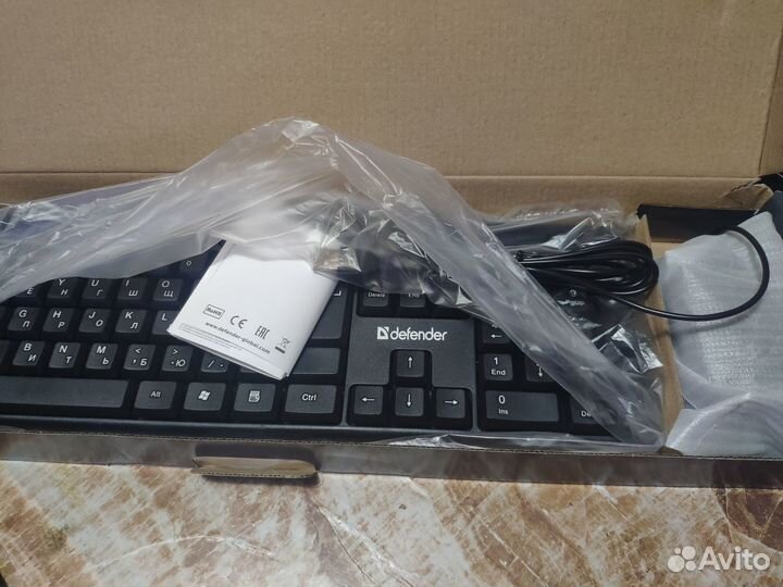 Комплект клавиатура + мышь Defender Dakota C-270