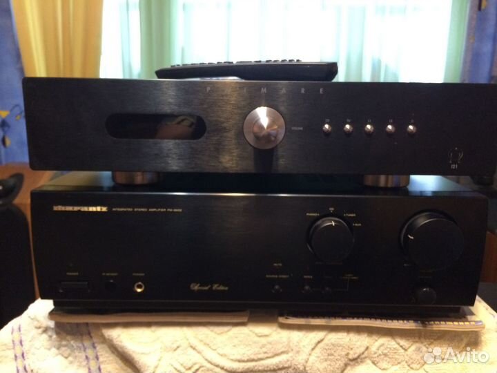 Усилители Primare i21 и Arcam Alpha9