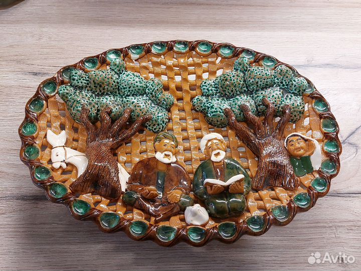 Картина из глины