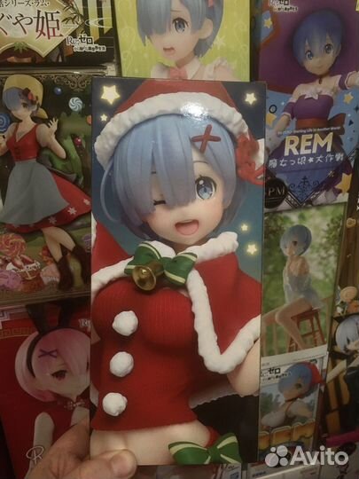 Рем новогодняя аниме фигурка оригинал
