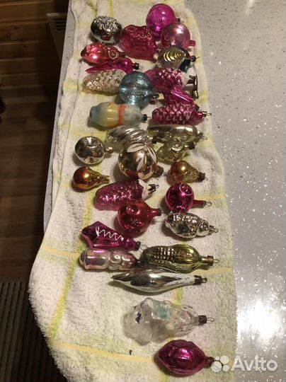 Елочные игрушки СССР одним лотом