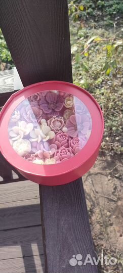 Букет цветы в коробке