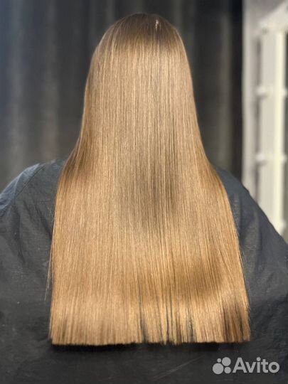 Кератиновое выпрямление, ботокс, шлифовка волос