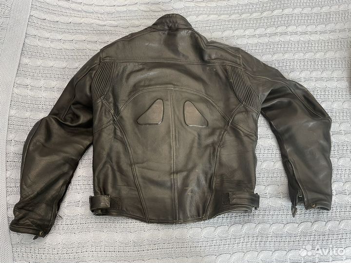 Кожаная мотокуртка