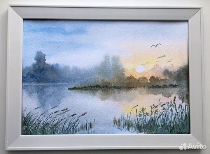 Картина акварелью 