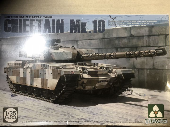 «takom» британский основной танк chieftain Mk.10