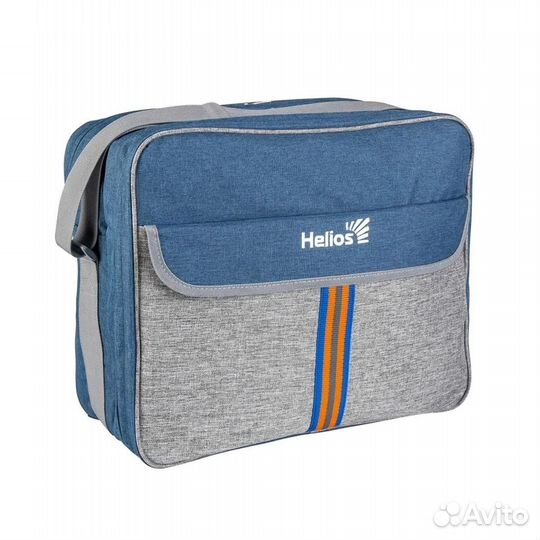 Набор для пикника на 4 персоны luxe синий/серый HS