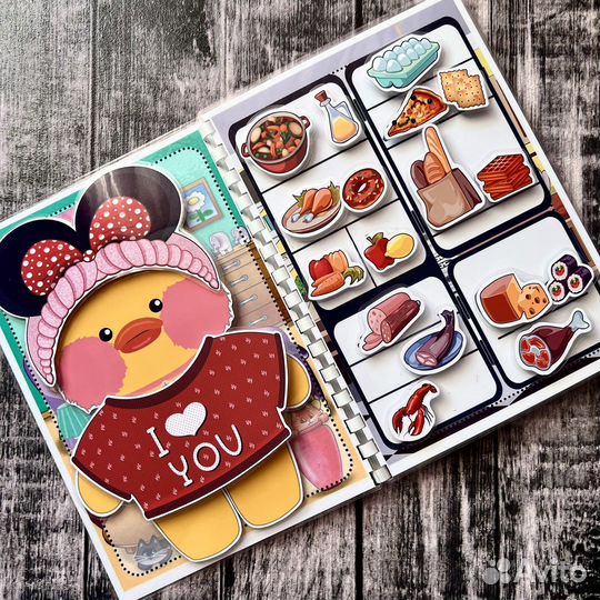 Уточка Лалафанфан на липучках