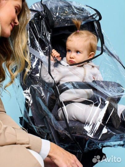 Дождевик на прогулочную коляску