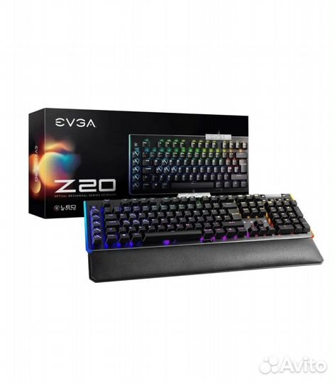 Механическая проводная клавиатура evga Z20, черный