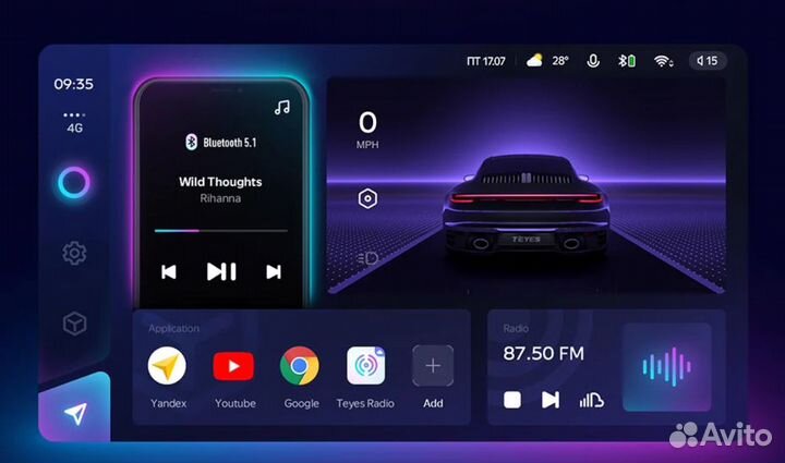 Teyes сс3 6+128 для Hyundai IX 35