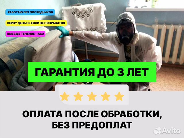 Уничтожение тараканов клопов клещей плесени крыс в Красногорске ...