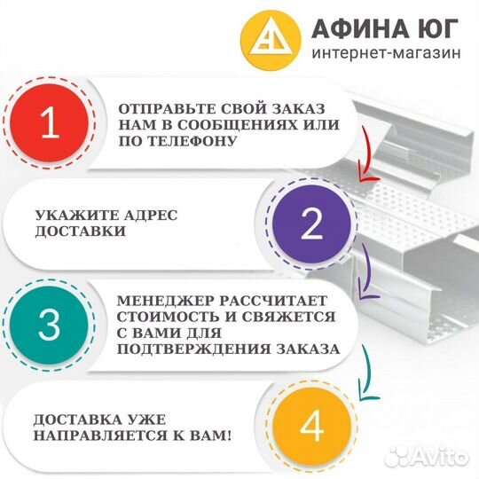 Профиль для гкл Кнауф UW 50х40х0,6мм 3м пн50