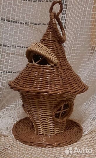 Чайный домик из бумажной лозы