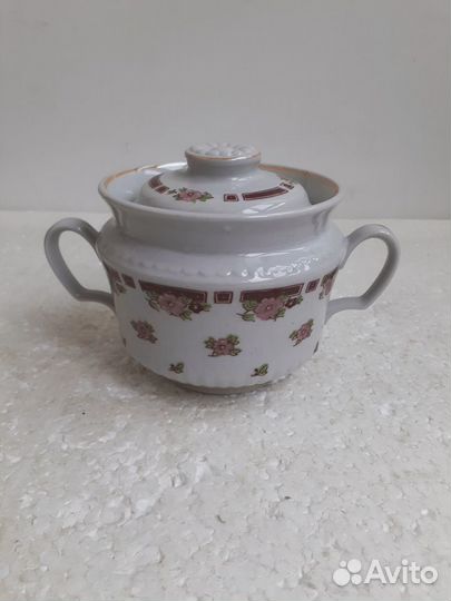 Чайный фарфоровый сервиз СССР