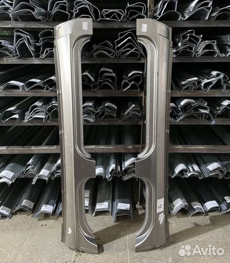 Порог левый Chevrolet Niva 2002-2020 (Штамп)