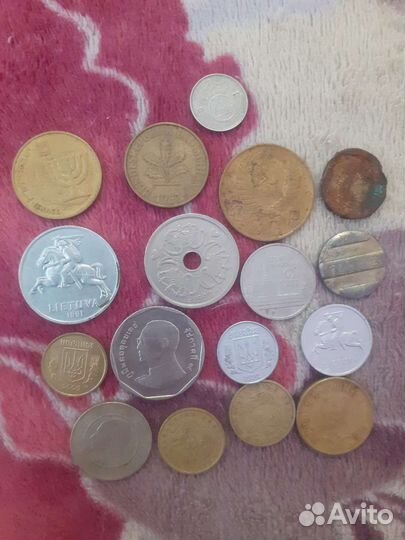 Монеты ссср,старые купюры и зарубежные монеты