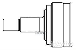 Шарнирный комплект, приводной вал перед лев