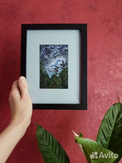 Картина акварелью 