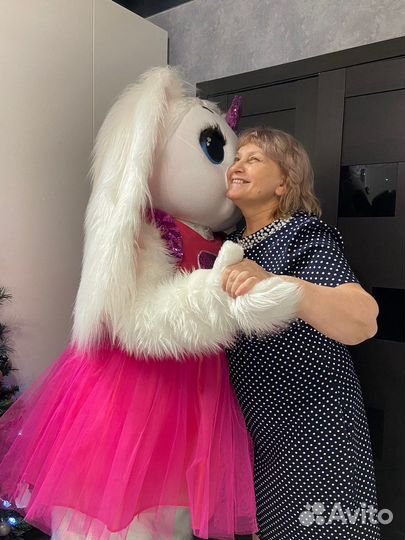 Поздравление от зайки,аниматор зайка