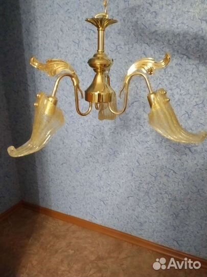 Люстра потолочная подвесная бу