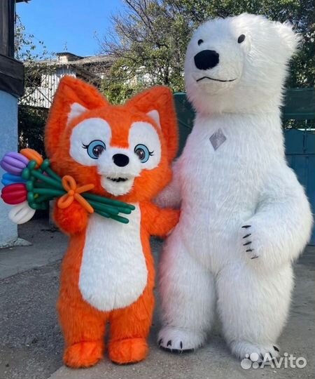 Поздравление от Лисёнка Бинго Ростовые куклы