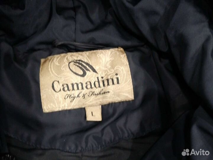 Пуховик camadini зима 44-46 р
