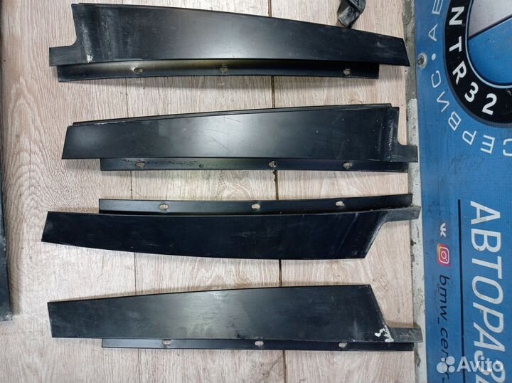 Молдинги дверей на BMW 5 E60 комплект