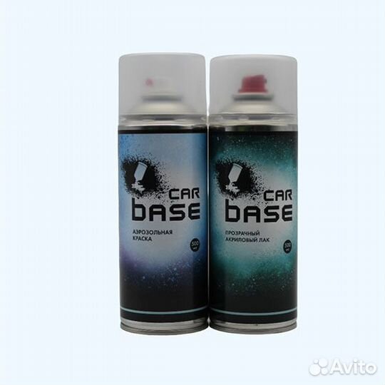Carbase. Краска аэрозольная. Лак автомобильный. porsche M4Z amethyst (База 500мл + Лак 500мл)