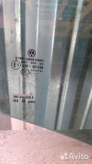 Стекло заднее правое Volkswagen Tiguan