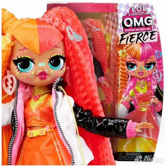 Кукла LOL OMG Fierce Neonlicious 15 Сюрпризов