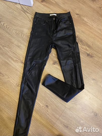 Брюки кожаные/джинсы