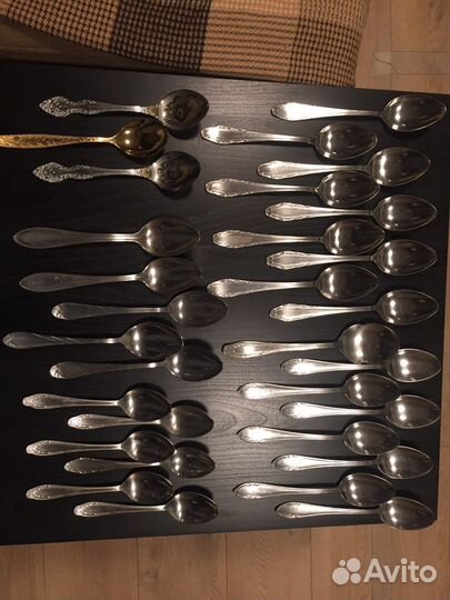 Ножи и ложки столовые СССР нержавейка