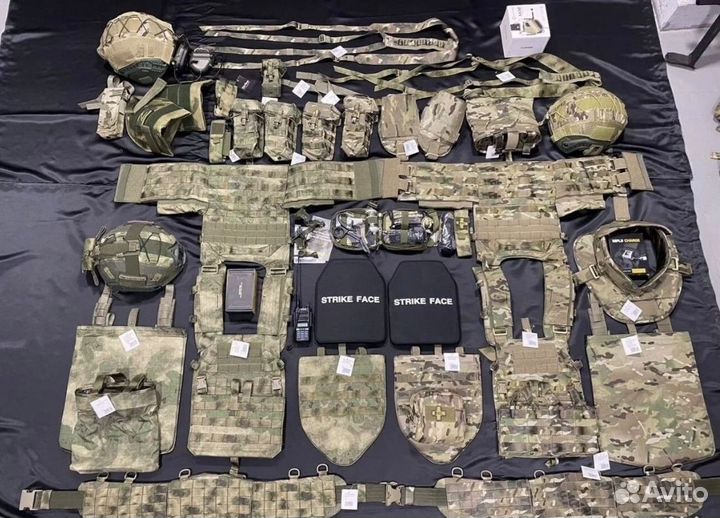 Бронижелет, пояса шлема плиты