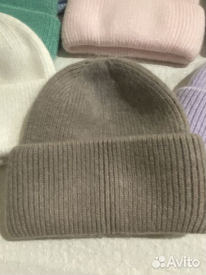 Шапка зимняя ангора+шерсть