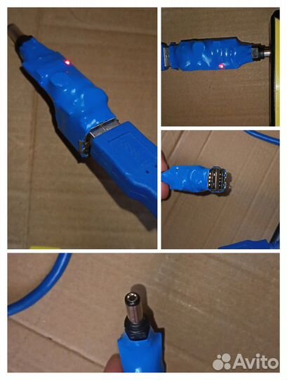 Адаптер питания USB 5вольт в 12 вольт 5.5 мм