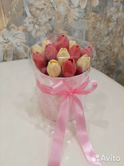 Шоколадные розы цветы