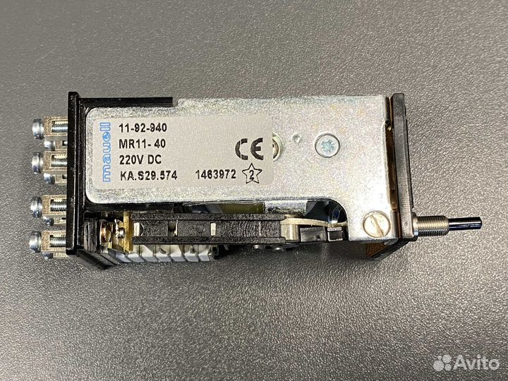 Mauell MR11-40 220V DC Реле, новое, 1 шт