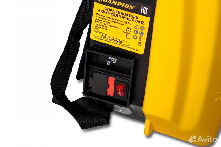 Аккумуляторный опрыскиватель champion SA12
