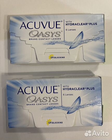 Линзы acuvue oasys -5,50.,6