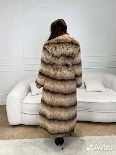 Шубка из эко норки LUX 42 44 46 48